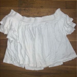 Free people off the shoulder shirt